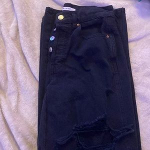 Black Jeans - High Rise